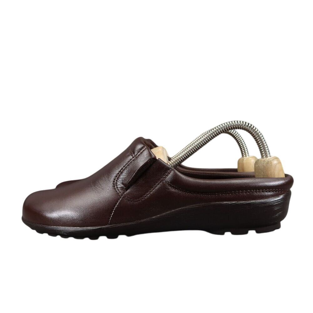 Walking Cradles Shoes Women 8.5 Slip On Clog Classic Comfort Leather Hamlet Mule - Picture 3 of 15